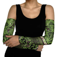 Aotearoa Iwi Ngati Raukawa Arm Sleeves Maori Wharenui House Tribal Pattern LT9 - Polynesian Pride