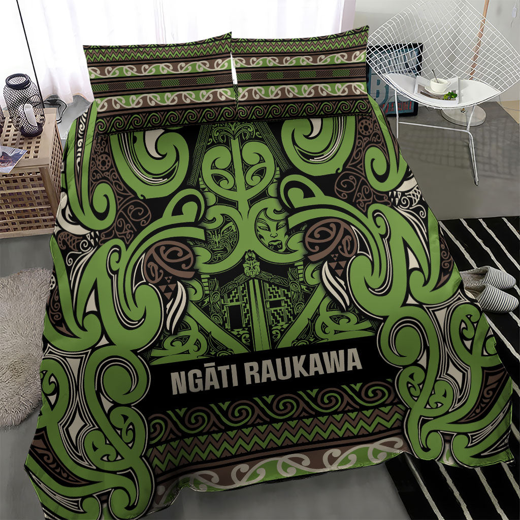 Aotearoa Iwi Ngati Raukawa Bedding Set Maori Wharenui House Tribal Pattern LT9 - Polynesian Pride