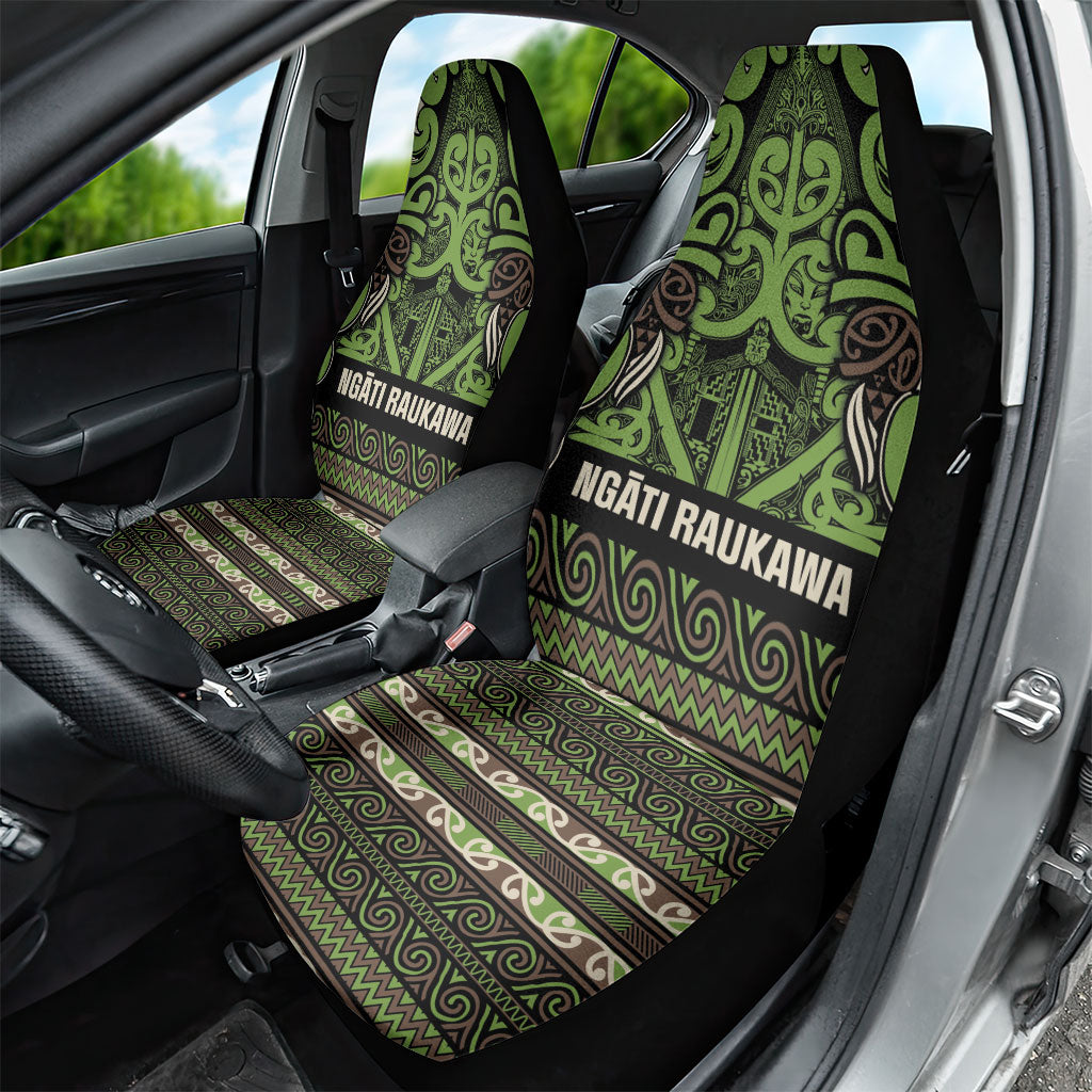 Aotearoa Iwi Ngati Raukawa Car Seat Cover Maori Wharenui House Tribal Pattern LT9 - Polynesian Pride