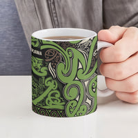 Aotearoa Iwi Ngati Raukawa Ceramic Mug Maori Wharenui House Tribal Pattern LT9 - Polynesian Pride