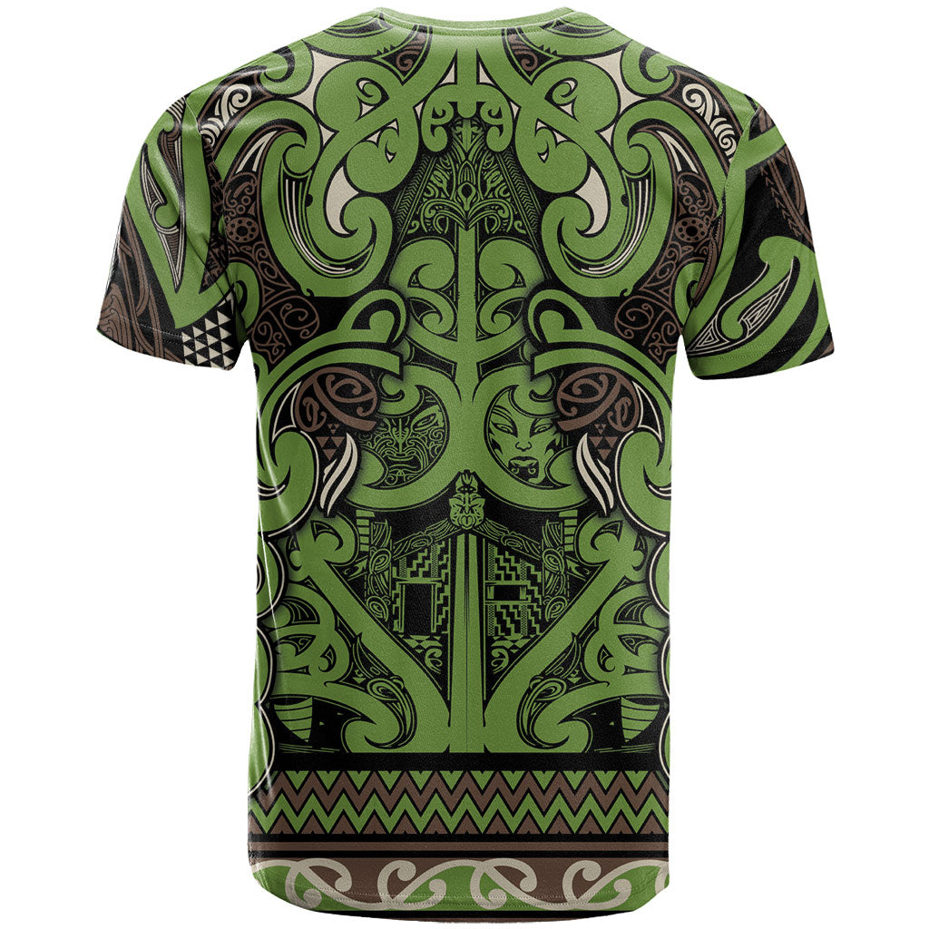 Aotearoa Iwi Ngati Raukawa T Shirt Maori Wharenui House Tribal Pattern LT9 - Polynesian Pride