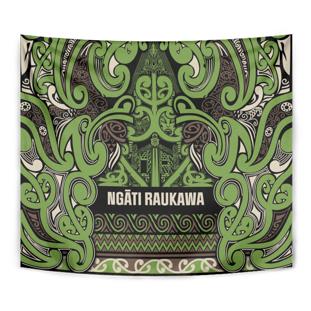 Aotearoa Iwi Ngati Raukawa Tapestry Maori Wharenui House Tribal Pattern LT9 - Polynesian Pride