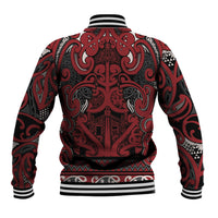 Aotearoa Iwi Ngati Toa Baseball Jacket Maori Wharenui House Tribal Pattern LT9 - Polynesian Pride