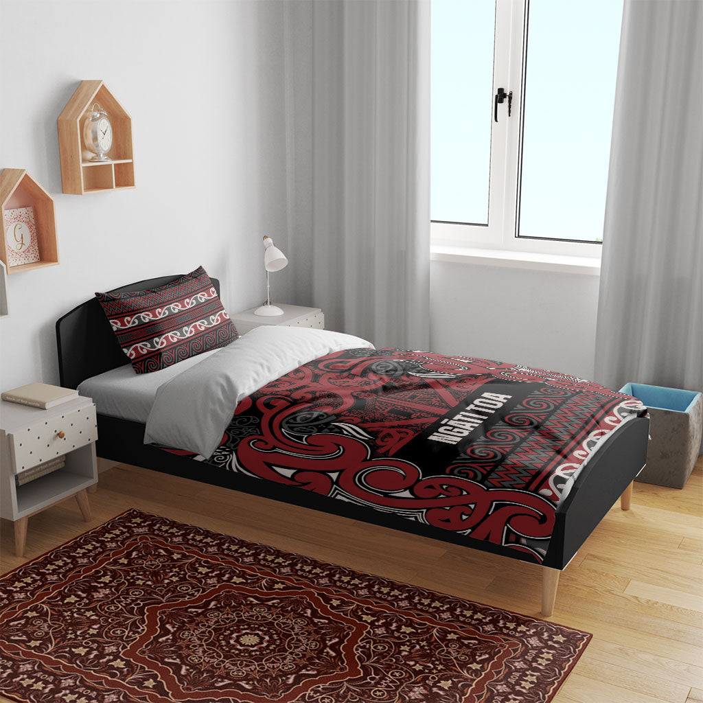 Aotearoa Iwi Ngati Toa Bedding Set Maori Wharenui House Tribal Pattern LT9 - Polynesian Pride