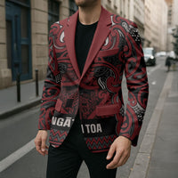Aotearoa Iwi Ngati Toa Blazer Maori Wharenui House Tribal Pattern LT9 - Polynesian Pride