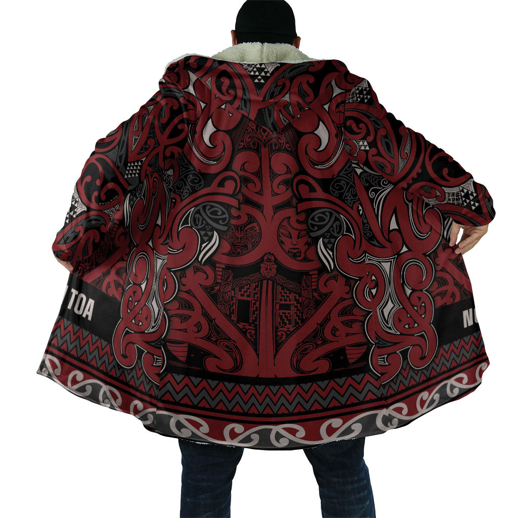 Aotearoa Iwi Ngati Toa Cloak Maori Wharenui House Tribal Pattern LT9 - Polynesian Pride