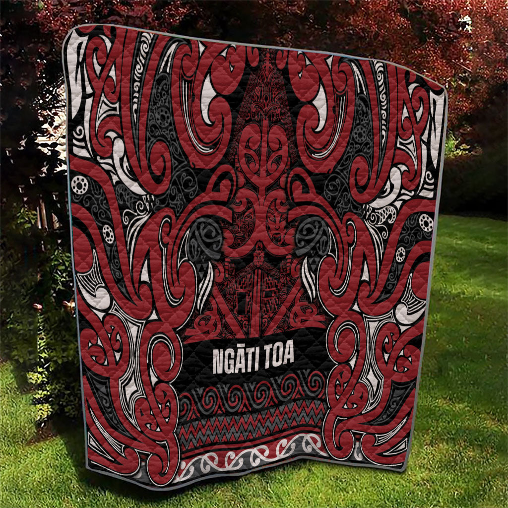 Aotearoa Iwi Ngati Toa Quilt Maori Wharenui House Tribal Pattern LT9 - Polynesian Pride