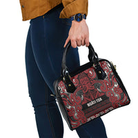 Aotearoa Iwi Ngati Toa Shoulder Handbag Maori Wharenui House Tribal Pattern LT9 - Polynesian Pride