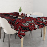 Aotearoa Iwi Ngati Toa Tablecloth Maori Wharenui House Tribal Pattern LT9 - Polynesian Pride