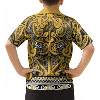 Aotearoa Iwi Ngāti Tama ki Te Waipounamu Trust Hawaiian Shirt Maori Wharenui House Tribal Pattern LT9 - Polynesian Pride