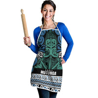 Aotearoa Iwi Ngati Mutunga Apron Maori Wharenui House Tribal Pattern LT9 - Polynesian Pride