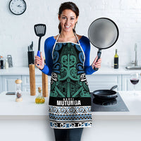 Aotearoa Iwi Ngati Mutunga Apron Maori Wharenui House Tribal Pattern LT9 - Polynesian Pride