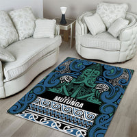 Aotearoa Iwi Ngati Mutunga Area Rug Maori Wharenui House Tribal Pattern LT9 - Polynesian Pride