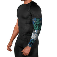 Aotearoa Iwi Ngati Mutunga Arm Sleeves Maori Wharenui House Tribal Pattern LT9 - Polynesian Pride