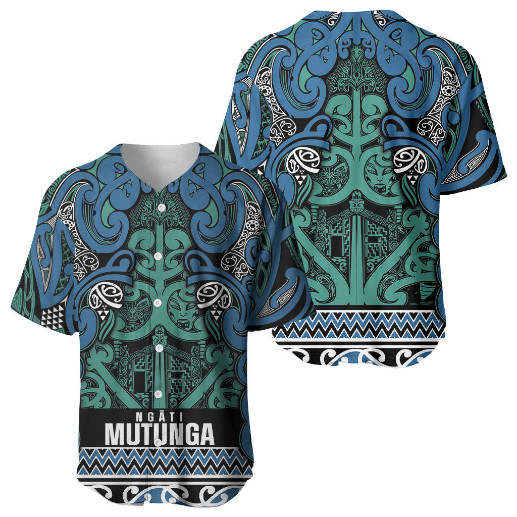 Aotearoa Iwi Ngati Mutunga Baseball Jersey Maori Wharenui House Tribal Pattern LT9 - Polynesian Pride