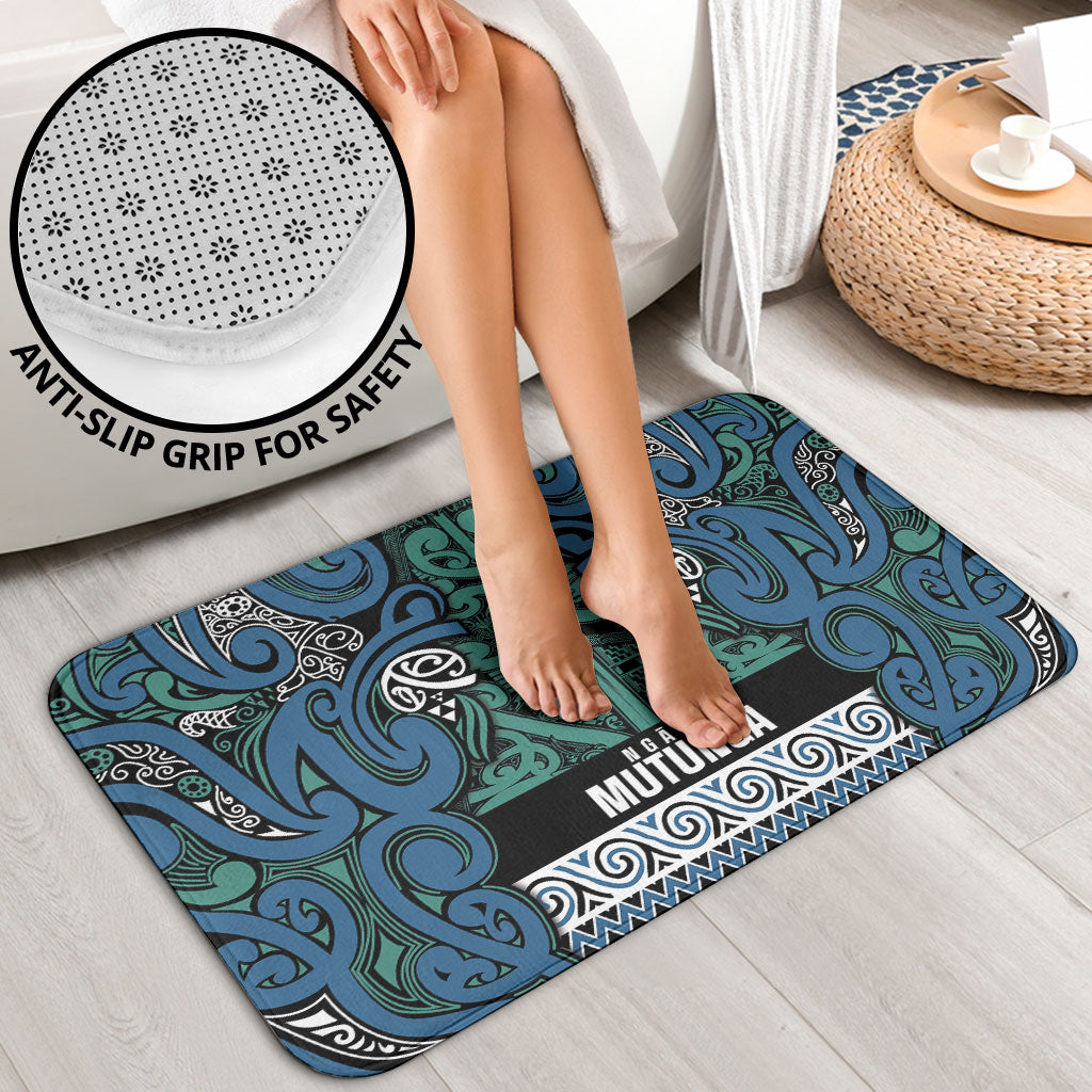Aotearoa Iwi Ngati Mutunga Bathroom Set Maori Wharenui House Tribal Pattern LT9 - Polynesian Pride