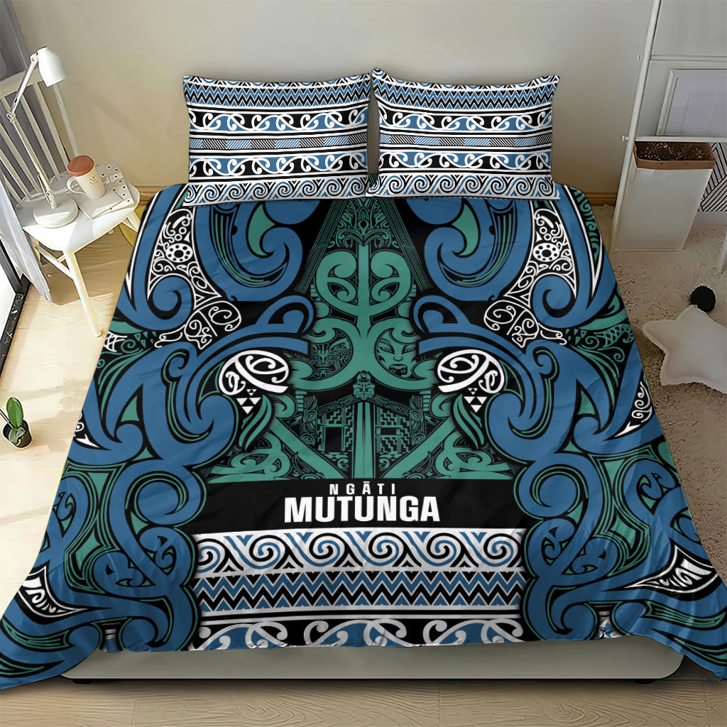 Aotearoa Iwi Ngati Mutunga Bedding Set Maori Wharenui House Tribal Pattern LT9 - Polynesian Pride