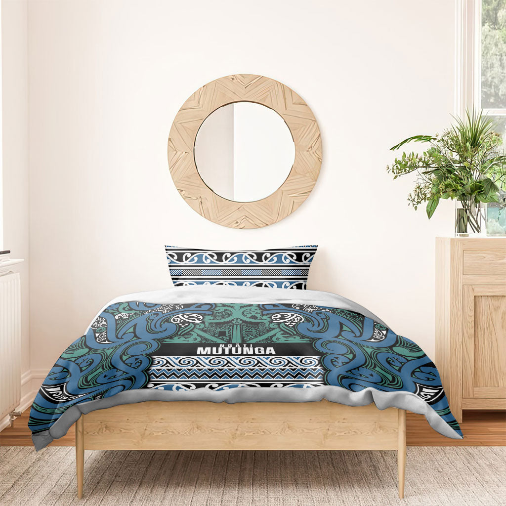 Aotearoa Iwi Ngati Mutunga Bedding Set Maori Wharenui House Tribal Pattern LT9 - Polynesian Pride