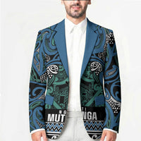 Aotearoa Iwi Ngati Mutunga Blazer Maori Wharenui House Tribal Pattern LT9 - Polynesian Pride