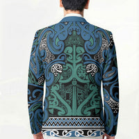 Aotearoa Iwi Ngati Mutunga Blazer Maori Wharenui House Tribal Pattern LT9 - Polynesian Pride