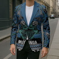 Aotearoa Iwi Ngati Mutunga Blazer Maori Wharenui House Tribal Pattern LT9 - Polynesian Pride