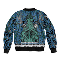 Aotearoa Iwi Ngati Mutunga Bomber Jacket Maori Wharenui House Tribal Pattern LT9 - Polynesian Pride