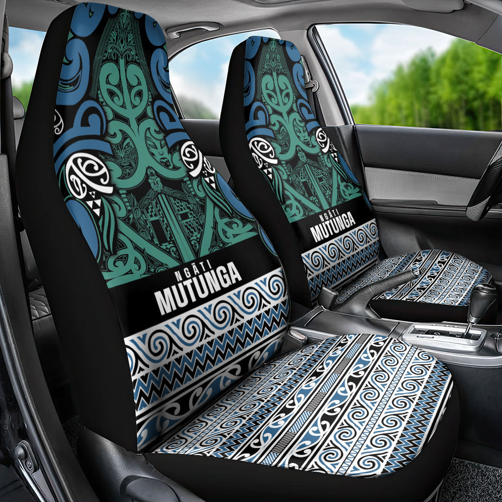 Aotearoa Iwi Ngati Mutunga Car Seat Cover Maori Wharenui House Tribal Pattern LT9 - Polynesian Pride