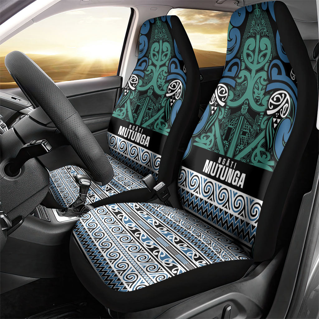 Aotearoa Iwi Ngati Mutunga Car Seat Cover Maori Wharenui House Tribal Pattern LT9 - Polynesian Pride