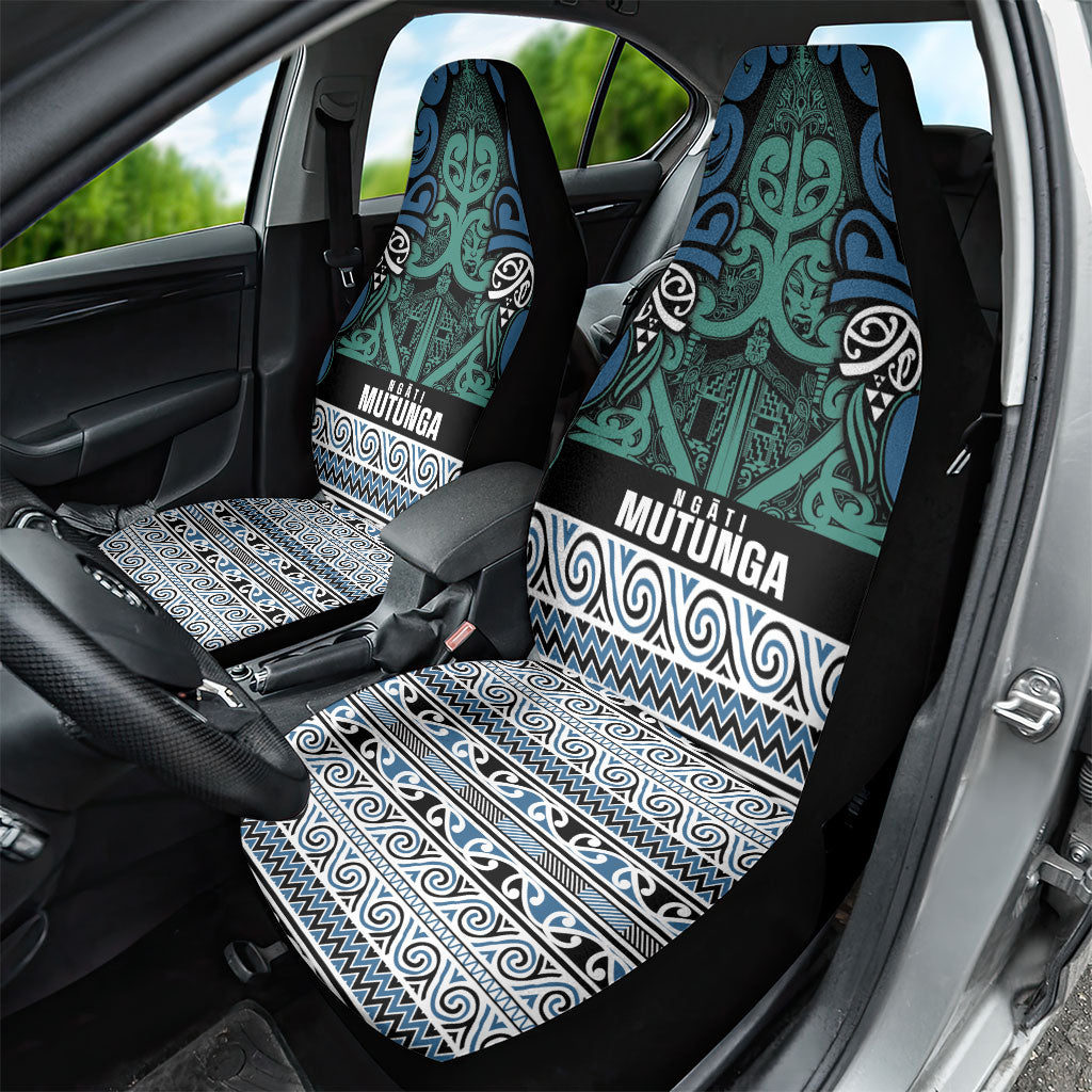 Aotearoa Iwi Ngati Mutunga Car Seat Cover Maori Wharenui House Tribal Pattern LT9 - Polynesian Pride