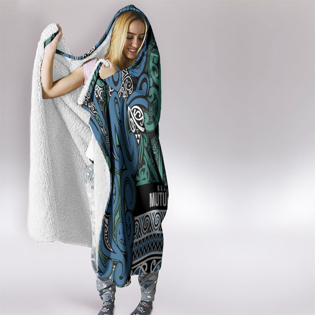 Aotearoa Iwi Ngati Mutunga Hooded Blanket Maori Wharenui House Tribal Pattern LT9 - Polynesian Pride