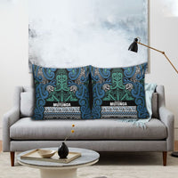 Aotearoa Iwi Ngati Mutunga Pillow Cover Maori Wharenui House Tribal Pattern LT9 - Polynesian Pride