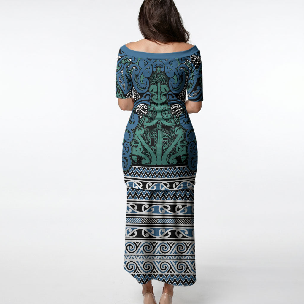 Aotearoa Iwi Ngati Mutunga Puletasi Maori Wharenui House Tribal Pattern LT9 - Polynesian Pride