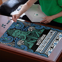Aotearoa Iwi Ngati Mutunga Puzzle Maori Wharenui House Tribal Pattern LT9 - Polynesian Pride
