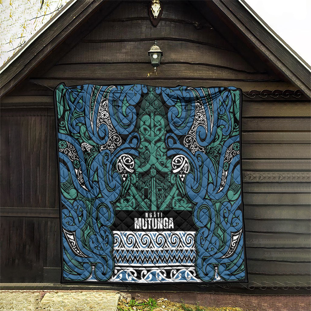 Aotearoa Iwi Ngati Mutunga Quilt Maori Wharenui House Tribal Pattern LT9 - Polynesian Pride