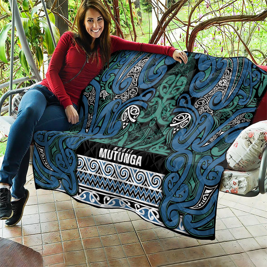 Aotearoa Iwi Ngati Mutunga Quilt Maori Wharenui House Tribal Pattern LT9 - Polynesian Pride