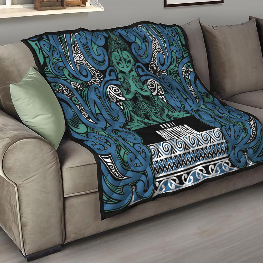 Aotearoa Iwi Ngati Mutunga Quilt Maori Wharenui House Tribal Pattern LT9 - Polynesian Pride