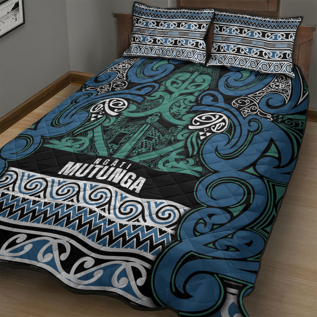 Aotearoa Iwi Ngati Mutunga Quilt Bed Set Maori Wharenui House Tribal Pattern LT9 - Polynesian Pride