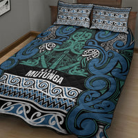 Aotearoa Iwi Ngati Mutunga Quilt Bed Set Maori Wharenui House Tribal Pattern LT9 - Polynesian Pride