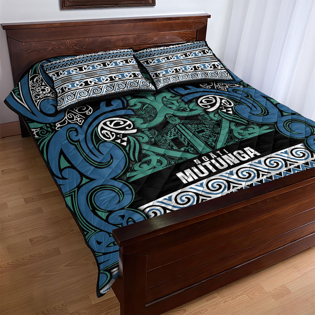 Aotearoa Iwi Ngati Mutunga Quilt Bed Set Maori Wharenui House Tribal Pattern LT9 - Polynesian Pride