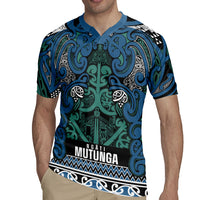 Aotearoa Iwi Ngati Mutunga Rugby Jersey Maori Wharenui House Tribal Pattern LT9 - Polynesian Pride