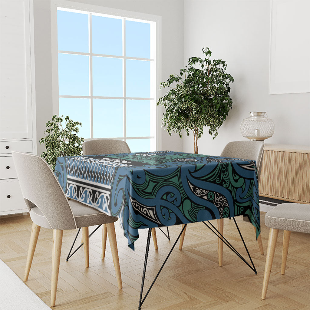 Aotearoa Iwi Ngati Mutunga Tablecloth Maori Wharenui House Tribal Pattern LT9 - Polynesian Pride