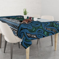 Aotearoa Iwi Ngati Mutunga Tablecloth Maori Wharenui House Tribal Pattern LT9 - Polynesian Pride