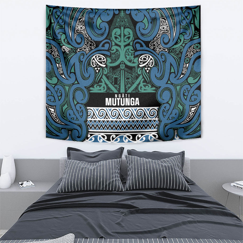 Aotearoa Iwi Ngati Mutunga Tapestry Maori Wharenui House Tribal Pattern LT9 - Polynesian Pride