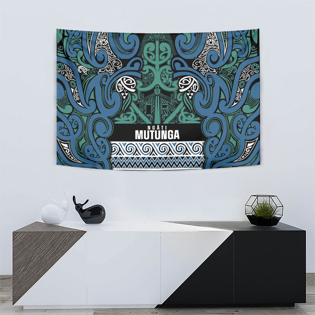 Aotearoa Iwi Ngati Mutunga Tapestry Maori Wharenui House Tribal Pattern LT9 - Polynesian Pride