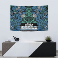 Aotearoa Iwi Ngati Mutunga Tapestry Maori Wharenui House Tribal Pattern LT9 - Polynesian Pride
