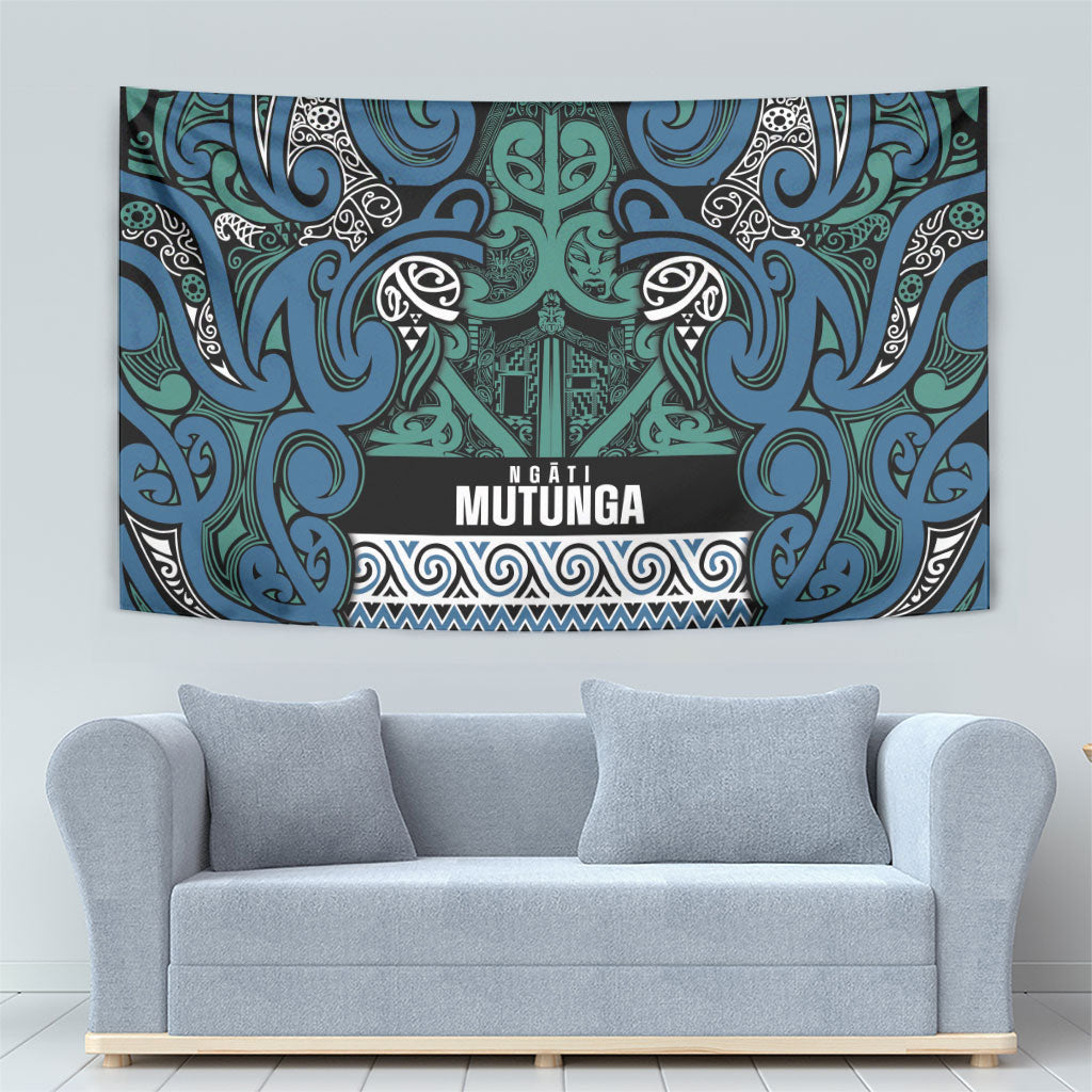 Aotearoa Iwi Ngati Mutunga Tapestry Maori Wharenui House Tribal Pattern LT9 - Polynesian Pride