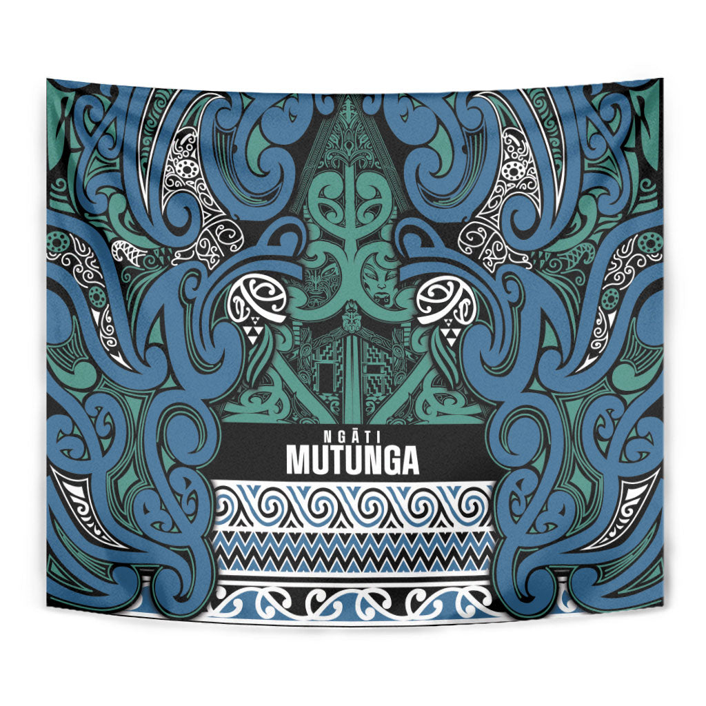 Aotearoa Iwi Ngati Mutunga Tapestry Maori Wharenui House Tribal Pattern LT9 - Polynesian Pride