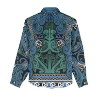 Aotearoa Iwi Ngati Mutunga Women Casual Shirt Maori Wharenui House Tribal Pattern LT9 - Polynesian Pride