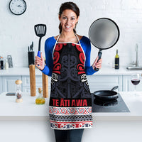Aotearoa Iwi Te ati Awa Apron Maori Wharenui House Tribal Pattern LT9 - Polynesian Pride