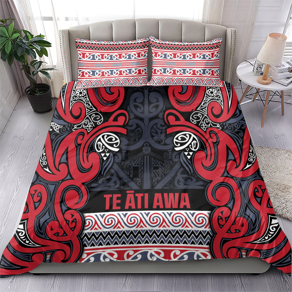 Aotearoa Iwi Te ati Awa Bedding Set Maori Wharenui House Tribal Pattern LT9 - Polynesian Pride